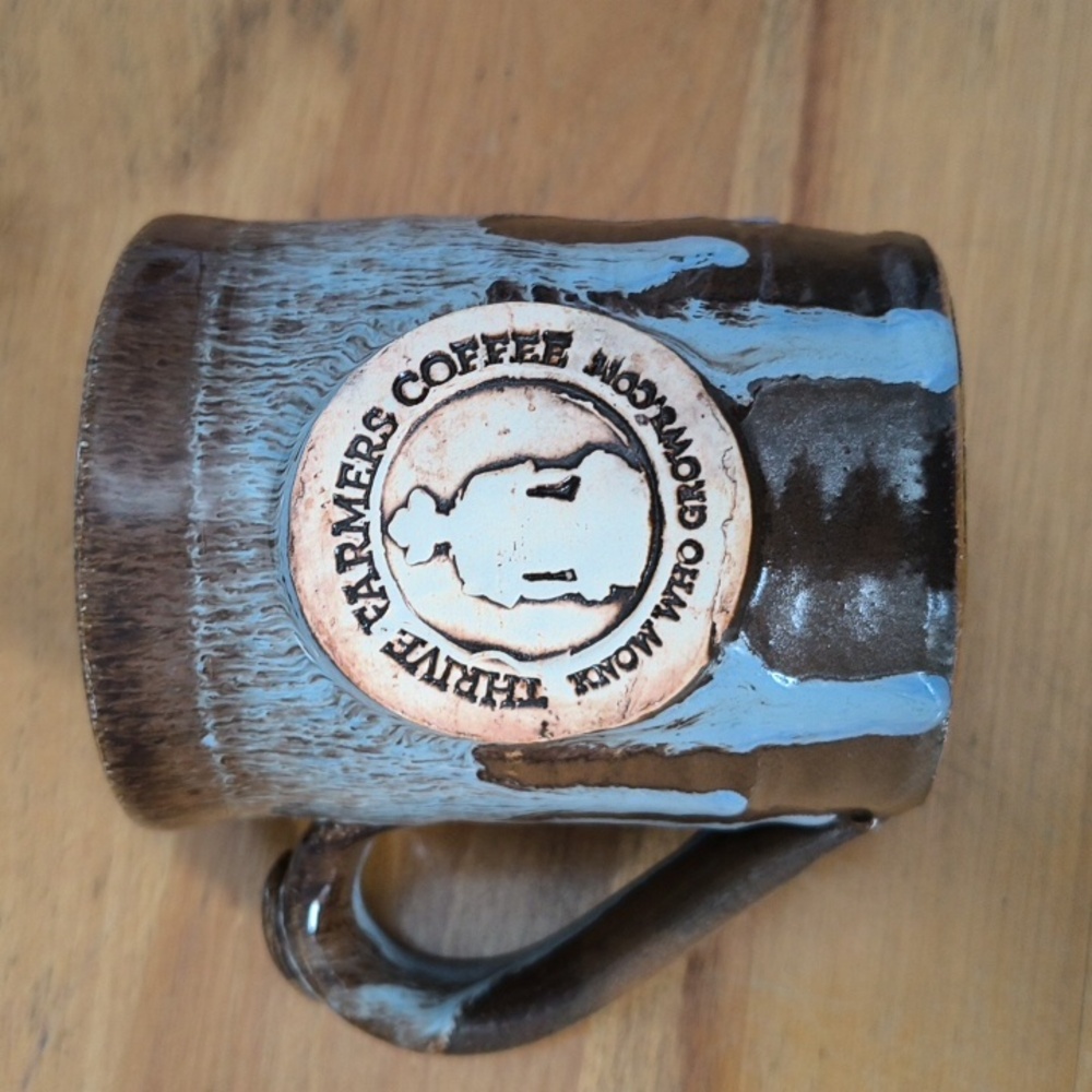 Thrive Farmers coffee ceramic coffee mug